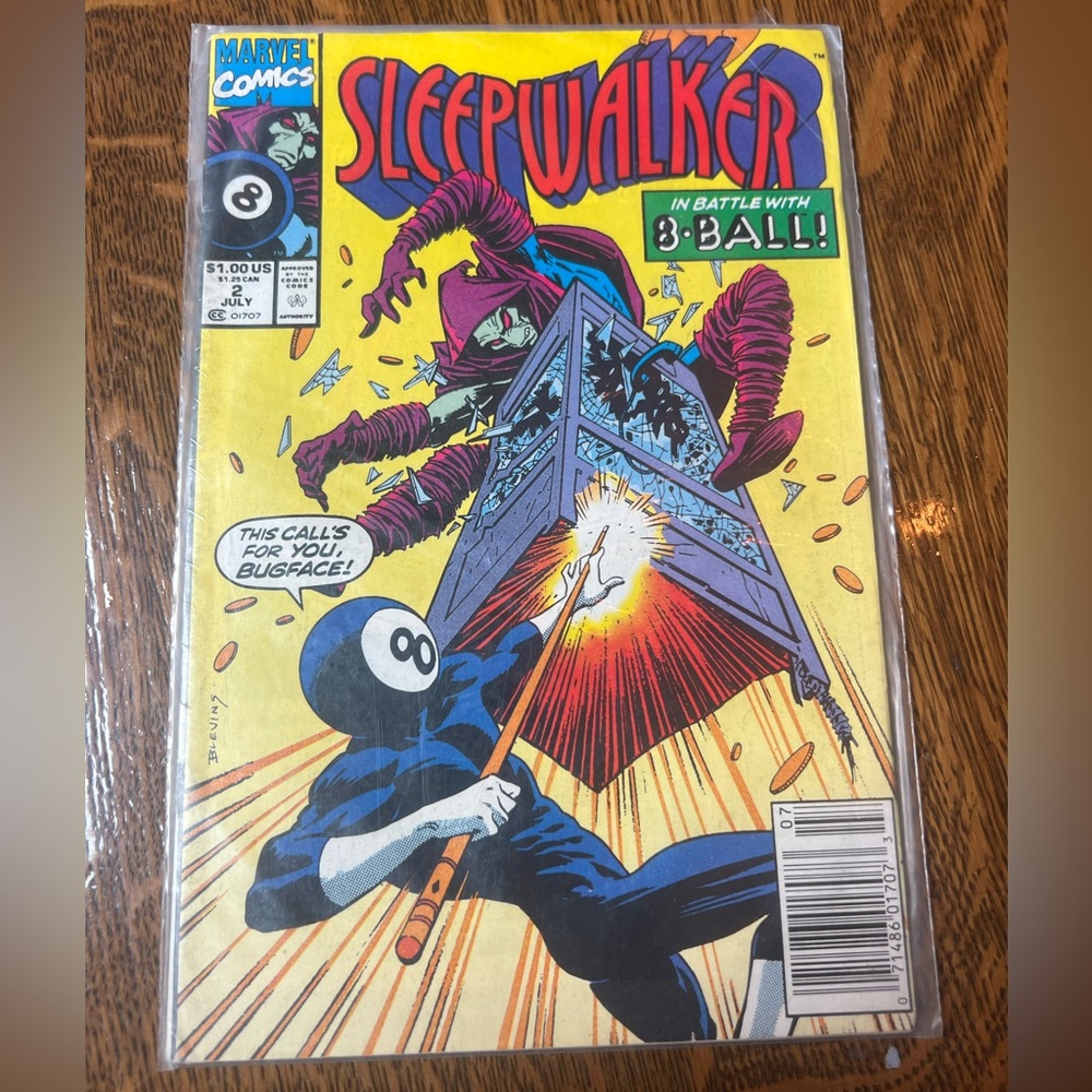 Sleepwalker 2 NM 9.4 Marvel 1991 8-Ball Bret Blevins